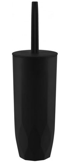 Комплект WC (ершик+подствка) Keeplex Light черный лотос